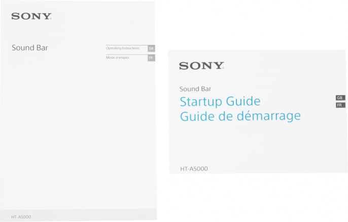 Саундбар Sony HT-A5000 5.1.2 450Вт черный