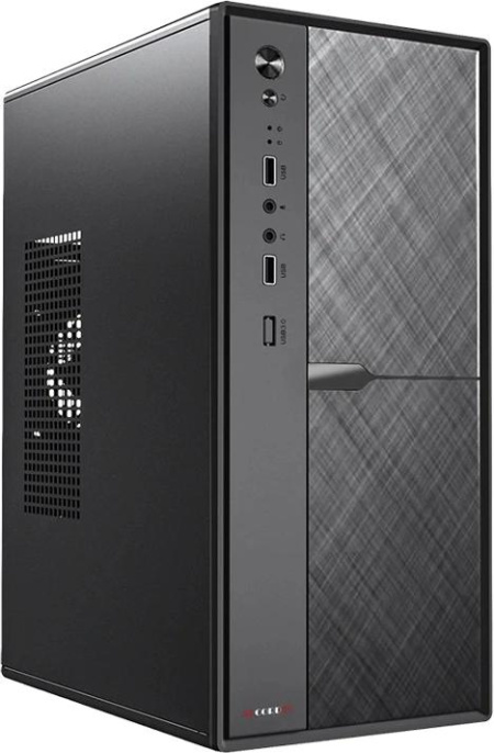 Корпус Accord ACC-1603 черный без БП mATX 1x80mm 2xUSB2.0 1xUSB3.0 audio