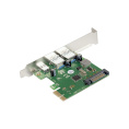 Контроллер ExeGate EXE-323 (PCI-E x1 v2.0, 2*USB3.0 ext. + 1*Type-C, разъем доп.питания, VIA Labs Chipset VL805) EX283719RUS