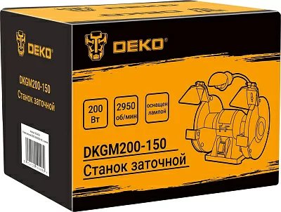 Станок заточной Deko DKGM200-150 200W (063-4323)