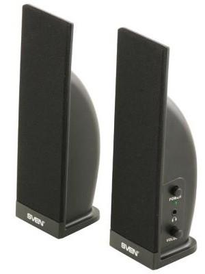 Акустика Sven 230 2.0 черный 4Вт SV-0110230BK