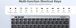 Беспроводная двухрежимная клавиатура UGREEN K551 75049RU Multi-Mode BT&2.4G Wireless Keyboard. Цвет: черный
