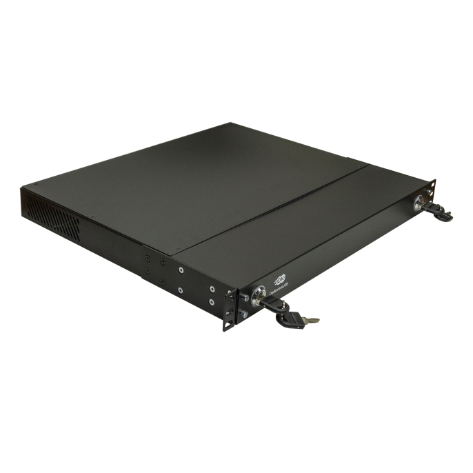 Управляемый USB over IP концентратор DistKontrolUSB16-4 с 16 портами USB 2 блока питания / Ethernet 2 x 10/100/1000 Mb/Защитный модуль с замком