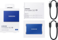 Внешний SSD 1Tb Samsung T7 MU-PC1T0H/WW, USB Type-C, Blue