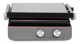 Электрогриль DOMFY Metal DSM-EG502,  черный и серебристый
