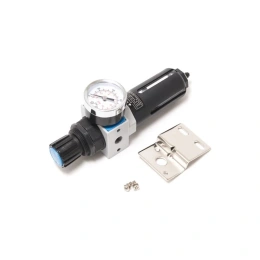 Фильтр-регулятор с индикатором давления 1/8" для пневмосистем ROCKFORCE RF-EW2000-01
