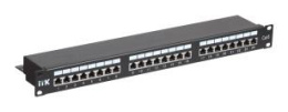 Патч-панель ITK PP24-1UC6S-D05 19" 1U 24xRJ45 кат.6 STP