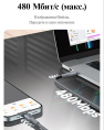 Кабель Romoss CB3224 6958377525999 USB Type-C m -USB Type-C m 2м серый