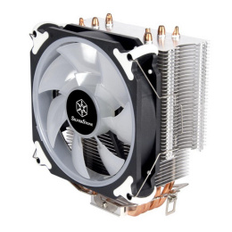 Вентилятор Silverstone SST-AR12-RGB Argon CPU Cooler 4 Direct Contact Heatpipe, 120mm PWM RGB Fan, RTL {15} G530AR12RGB0020