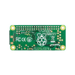 Одноплатный компьютер Raspberry Pi Zero W RA219 1GHz single-core CPU, 512MB RAM, Mini HDMI port, Micro USB OTG port, Micro USB power, HAT-compatible 40-pin header, Composite video and reset headers, CSI camera connector, 802.11 b/g/n wireless LAN/MBZ