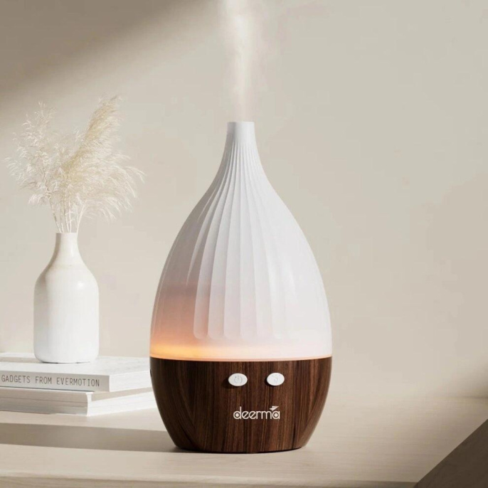 Увлажнитель воздуха Deerma PX300W ультразвуковой белый/коричневый
