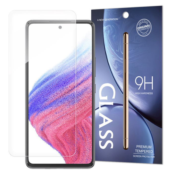 Защитное стекло Hurtel для Samsung Galaxy A54 5G 9H на дисплей, для смартфона, твердость: 9H, из закаленного стекла (for Samsung Galaxy A54 5G 9H)