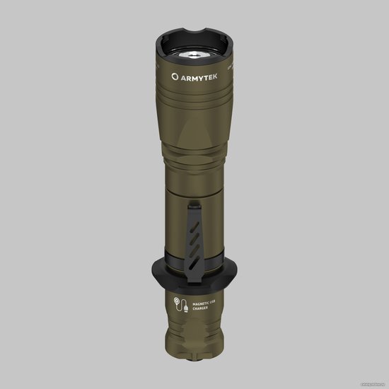 Фонарь Armytek Dobermann Pro Magnet USB Olive Теплый