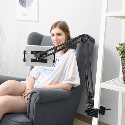 Подставка-держатель UGREEN LP142 50394 Universal Holder with Folding Long Arm с длинным складным держателем. Цвет: черный (50394_)