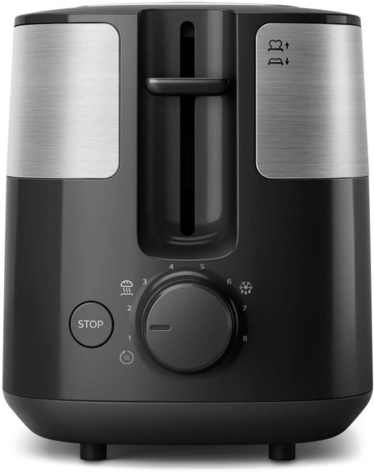 Тостер PHILIPS HD2516,  черный/стальной [hd2516/90]