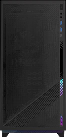 Корпус для ПК Gigabyte AORUS C400G MidTower, ATX, USB-C x1, USB 3.0 x2, Audio I/O, Black,TG GB-AC400G