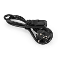 Кабель питания ExeGate Power PC-1P-Schuko(У)->C13/3x0.5Cu (Евровилка угловая EU/Тип F(Schuko) ->IEC 320 C13, VDE-250V-3*0.5mm2, медь, черный, 6A, 1м) EX297778RUS
