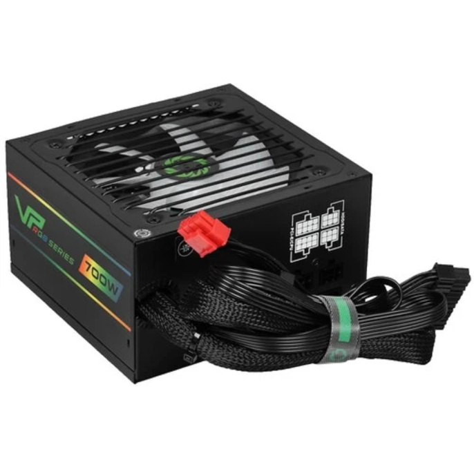 GameMax Блок питания ATX 700W VP-700-RGB-MODULAR 80+, Ultra quiet