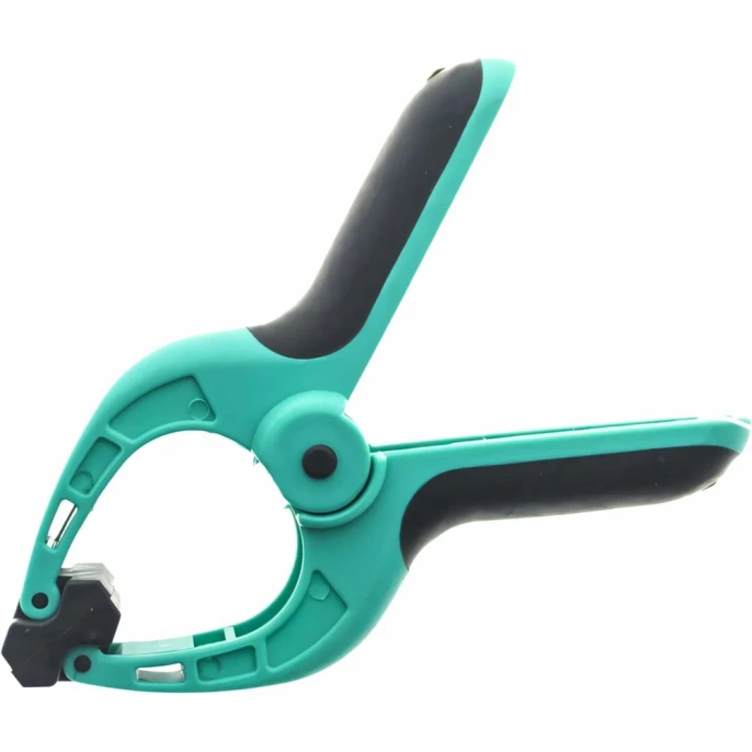 Клещеобразная струбцина Sturm пластиковый корпус, усиленная пружина, длина 115мм, зев 37мм 1078-07-37