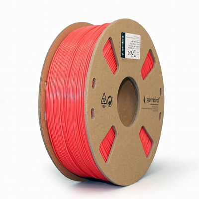 Филамент 3DP-ABS1.75-01-FR Gembird ABS Red 1.75mm 1kg для 3D-принтера