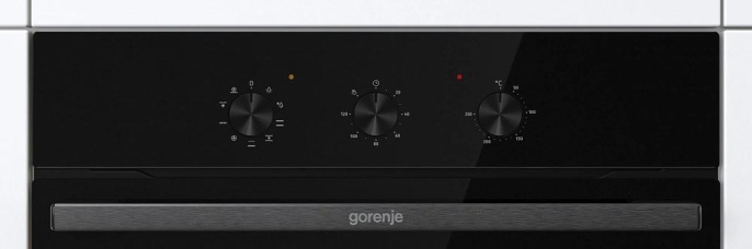 Духовой шкаф электрический Gorenje BO6725E02NBG,  77л,  дверца с 2 стеклами,  черный
