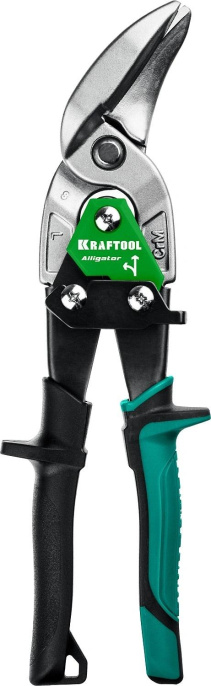 Левые усиленные ножницы по металлу KRAFTOOL Alligator 250 мм 2328-OL
