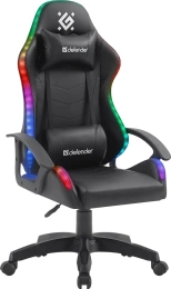 Defender Игровое кресло Factor X RGB,Черный,класс 2,PU 64045