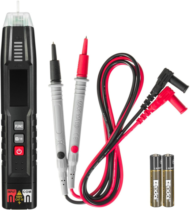 Мультиметр Ermenrich Zing TC12 цифровой черный 82979