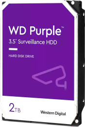 Жесткий диск WD Purple WD23PURZ,  2ТБ,  HDD,  SATA III,  3.5"