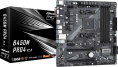 Материнская плата Asrock B450M PRO4 R2.0 Soc-AM4 AMD B450 4xDDR4 mATX AC`97 8ch 7.1 GbLAN RAID+VGA+DVI+HDMI