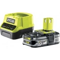 Набор Ryobi ONE+ RC18120-125 5133003359 аккумулятор 18 В; 2.5 А*ч; Li-Ion и зарядное устройство RC18120