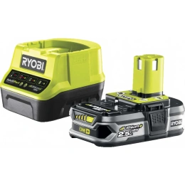 Набор Ryobi ONE+ RC18120-125 5133003359 аккумулятор 18 В; 2.5 А*ч; Li-Ion и зарядное устройство RC18120