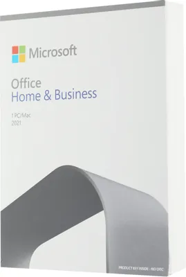 Офисное приложение Microsoft Office Home and Business 2021 English CEE Only Medialess T5D-03516