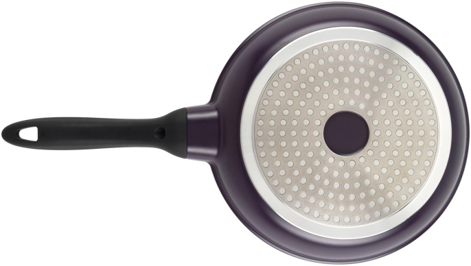 Сковорода Polaris Eco collection 26F круглая 26см покрытие: антипригарное ручка несъемная без крышки фиолетовый