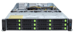 Шасси серверное Gigabyte Server Platform R283-SF0 / 2U / 2xIntel Gen4/5 / 2xHS / 32xDIMM / 12xLFF NVMe/SAS/SATA / 4xGPUs DS / 1xOCP 3.0 / 1xFHHL / 2x2700W / Rails / 1Y (R283-SF0-AAL1)