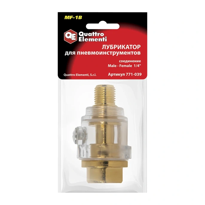 Лубрикатор MF-1B папа/мама; 1/4 QUATTRO ELEMENTI 771-039