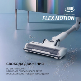 Вертикальный пылесос (handstick) Polaris FusionPro PVCS 4010, 450Вт, белый/белый
