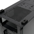 Корпус без блока питания Case HSPD M730, Mesh Mid Tower, Black, TG, 0.4 SPCC, no fans, E-ATX, ATX, mATX, mITX, 155/280/175-200mm, 2x2.5", 2x3.5", 7xPCI, 1xUSB-A 3.0, 2xUSB-A 1.0, 335x193x445mm (M730-TGBK)