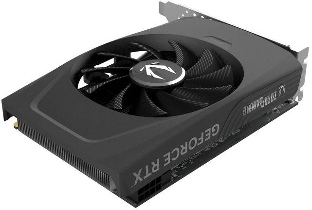 Видеокарта Zotac PCI-E 4.0 RTX 4060 SOLO NVIDIA GeForce RTX 4060 8Gb 128bit GDDR6 2460/17000 HDMIx1 DPx3 HDCP Ret ZT-D40600G-10L