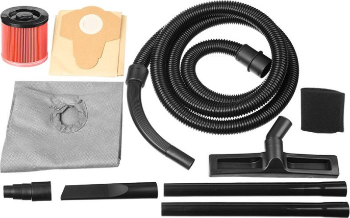 Строительный пылесос ЗУБР ПУ-60-1400 М4,  серый