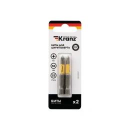 Бита (2 шт; PH1x50 мм) для шуруповерта KRANZ KR-92-0413-1