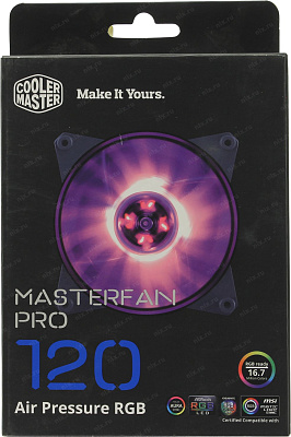 Вентилятор Cooler Master MFY-P2DN-15NPC-R1 MasterFan Pro 120 (4пин, 120x120x25мм, 6-20дБ, 650-1500об/мин)