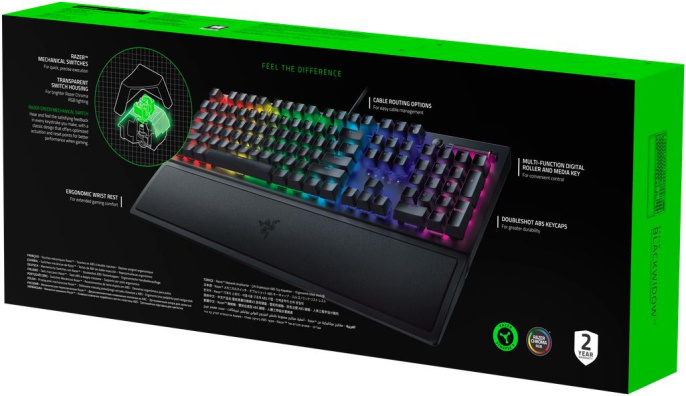 Игровая клавиатура Razer BlackWidow V3 Green Switch / Razer BlackWidow V3 Green Switch - Russian Layout