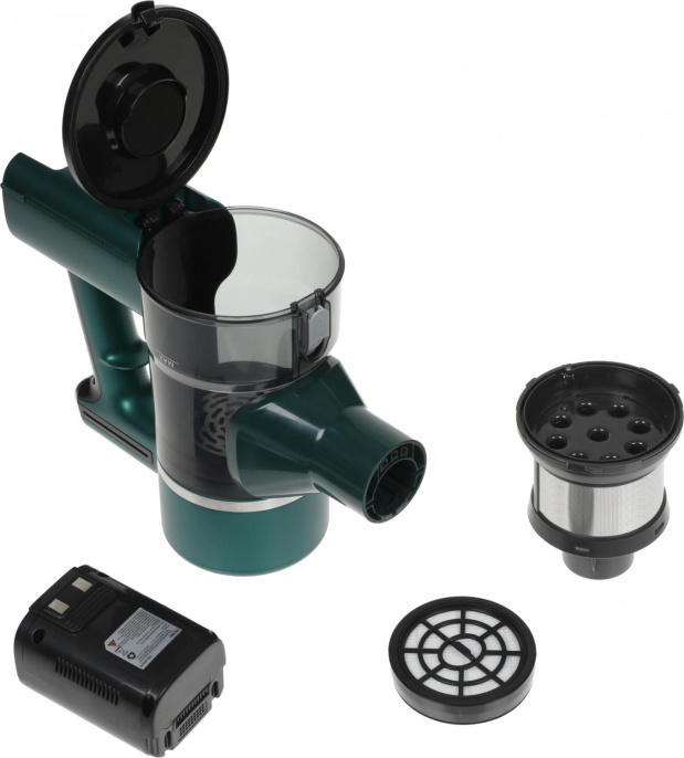 Вертикальный пылесос (handstick) HAIER HVC400HE, 400Вт, зеленый/зеленый [qp00a5m00ru]