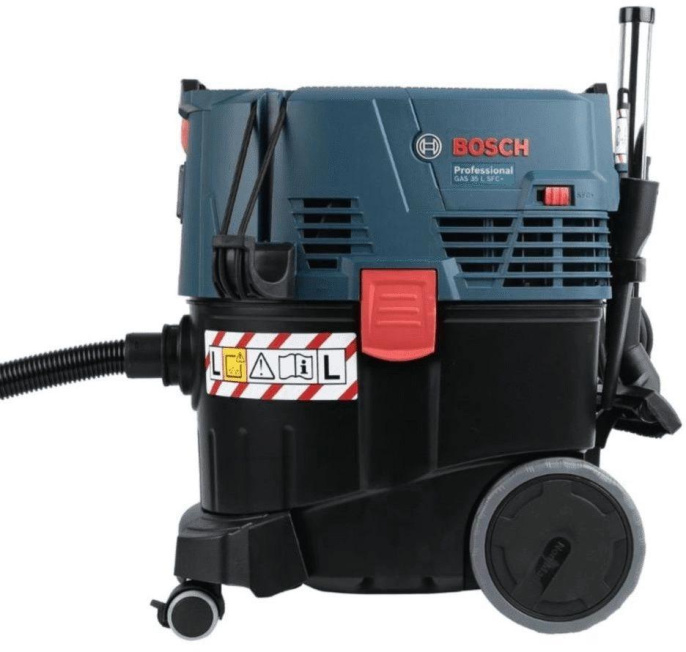 Строительный пылесос Bosch GAS 35 L SFC+, синий [06019c3000]