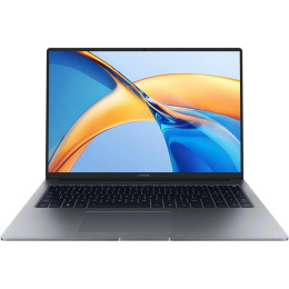 Ноутбук Honor MagicBook X16 2024 BRN-H56 16", 2024, IPS, AMD Ryzen 5 7640HS 4.3ГГц, 6-ядерный, 16ГБ LPDDR5x, 512ГБ SSD,  AMD Radeon  760M, без операционной системы, серый [5301ajyd]