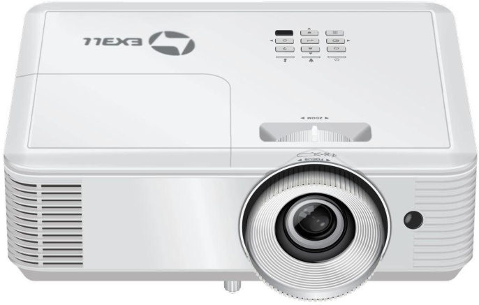 Проектор Exell EXD101W DLP 3800Lm LS 1024x768 30000:1 ресурс лампы:15000часов 1xUSB typeA 1xHDMI 2.6кг
