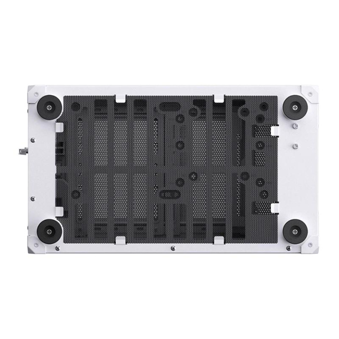 Корпус без блока питания Case JONSBO C6 MAX Handle, Mini-Tower, TG, no fan, 1xUSB-A 3.0 + 1xUSB-C 3.1, mATX, mITX White (C6 MAX White)