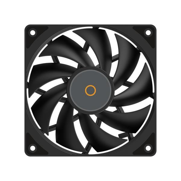 Вентилятор для корпуса Ocypus Gamma F12 BK, 120x120x25mm, 3-PIN, 1300 RPM, 24.5 DBA MAX, HYDRO BEARING