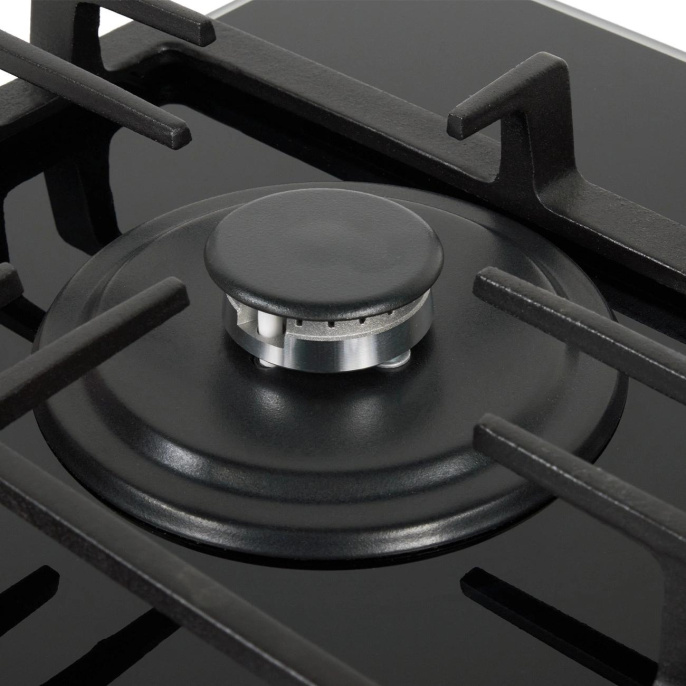 Газовая варочная панель OASIS P-GEB,  4 конфорки,  закаленное стекло,  черный